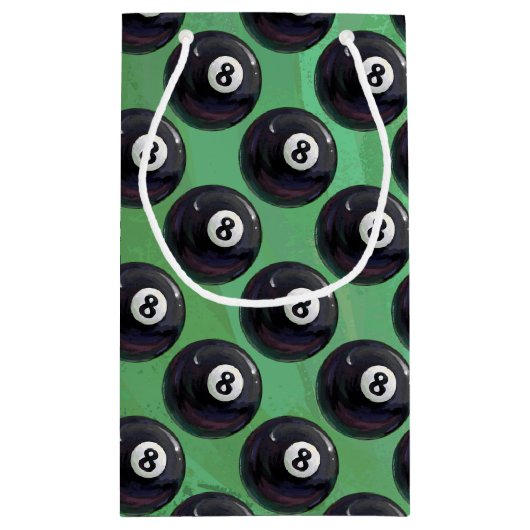 8 Ball Patroon Klein Cadeauzakje (Achterkant)