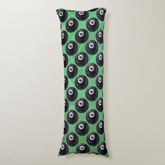 8 Ball Patroon Lichaamskussen (Voorkant Verticaal)