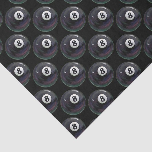 8 Ball Patroon Tissuepapier (Detail)