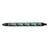 8 Ball Patroon Zwarte Inkt Pen (Voorkant)