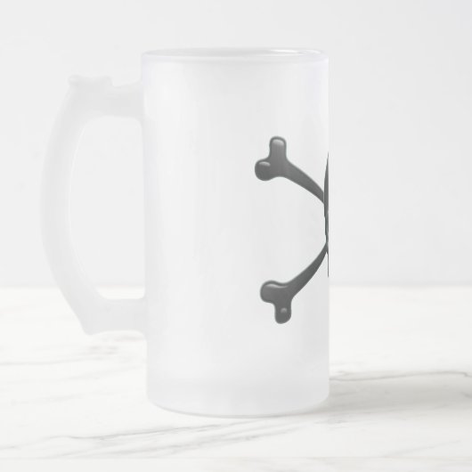 8-ball Pirate Matglas Bierpul (Links)