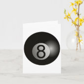 8 Ball Pool Hall Haai Biljart Speler Hustler Kaart (Gele Bloem)