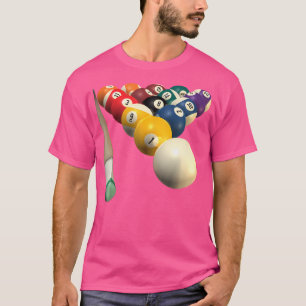 8-ball Pool Team Bar League Biljart T-shirt