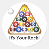8-ball Rack stickers (Voorkant)