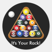 8-ball Rack stickers (Voorkant)