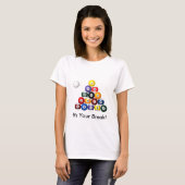 8-ball rackshirten t-shirt (Voorkant volledig)