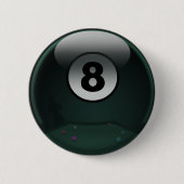 8-Ball Ronde Button 5,7 Cm (Voorkant)