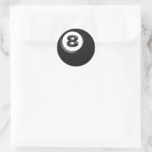 8 BALL RONDE STICKER (Tas)