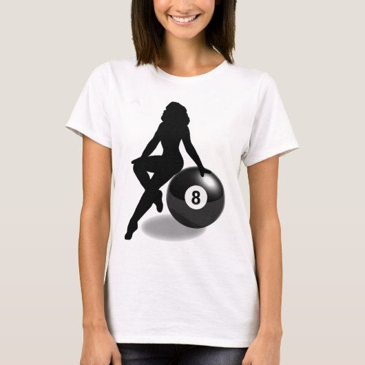 8-Ball Silhouette T-shirt (Voorkant)