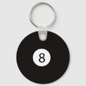 8 Ball Sleutelhanger (Achterkant)
