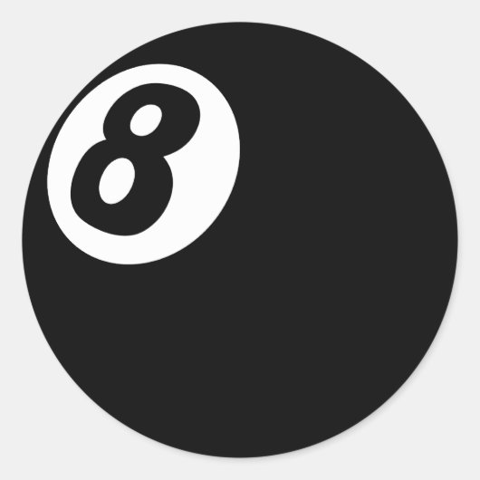 8 Ball Sticker (Voorkant)