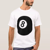 8 Ball Sticker Decal T-shirt (Voorkant)