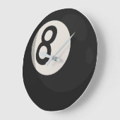 8 Ball Wall Clock Grote Klok (Hoek)