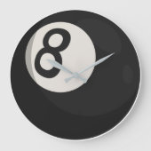 8 Ball Wall Clock Grote Klok (Voorkant)