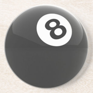 8 Ball Zandsteen Onderzetter