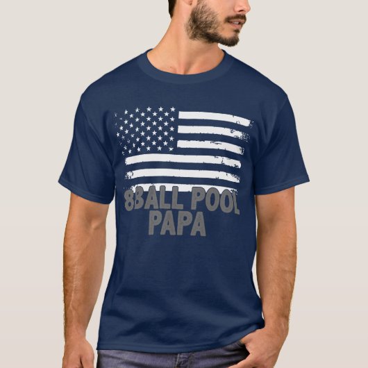 8 BALPOOL PAPA T-SHIRT (Voorkant)