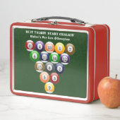 8-band rackbiljartballen met 8-bits balpool (In situ)