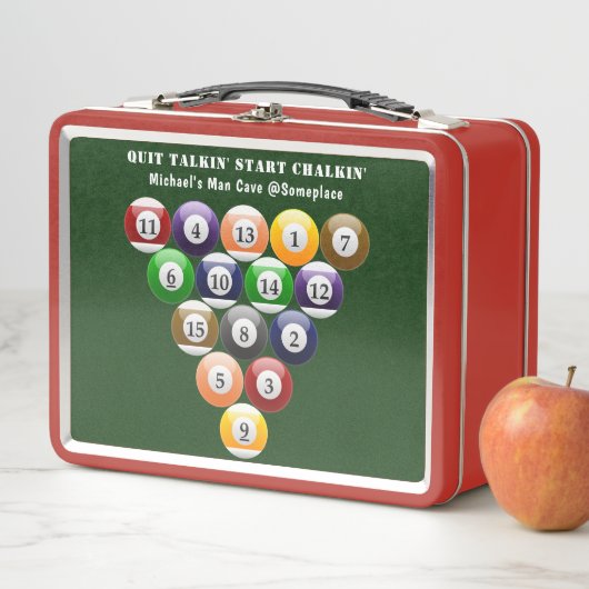 8-band rackbiljartballen met 8-bits balpool (In situ)