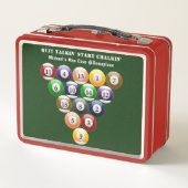 8-band rackbiljartballen met 8-bits balpool (Achterkant)