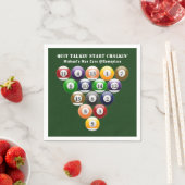 8-band rackbiljartballen met 8-bits balpool servetten (Insitu)