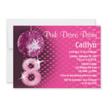 8 Birthday Pink Disco Party
