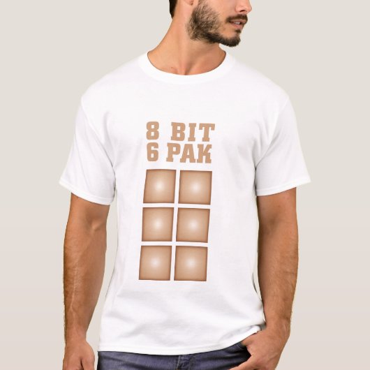 8 Bit 6 Pack T-shirt (Voorkant)