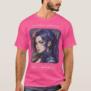 8-bit anime Japanse Cyberpunk Streetwear Art Toky T-shirt
