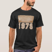 8 bit Computer A 400 Retro 1979 Nerd Geek Videogam T-shirt (Voorkant)