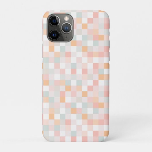 8-Bit Computer Game Pixel Regenboog Blok Case-Mate iPhone Case (Achterkant)