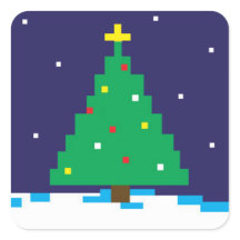 8-bit Gaming Holiday Tree