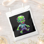 8-bit grappige zombie Halloween Bedankzakje (Geknipt)