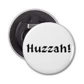 8 bit Huzzah! Button Flesopener (Voorkant)