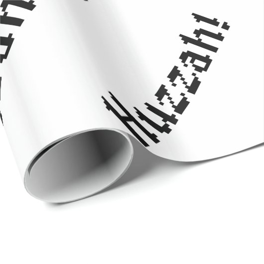 8 bit Huzzah! Cadeaupapier (Rol Hoek)