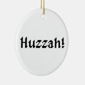 8 bit Huzzah! Keramisch Ornament (Rechts)