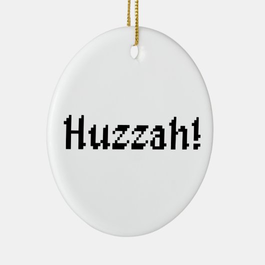 8 bit Huzzah! Keramisch Ornament (Rechts)