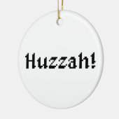 8 bit Huzzah! Keramisch Ornament (Links)