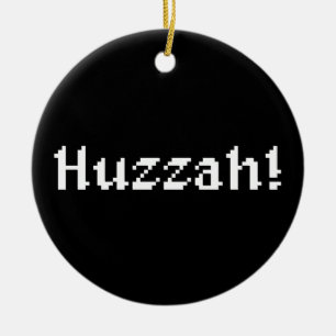 8 bit Huzzah! Keramisch Ornament