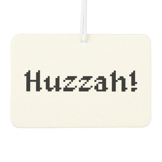 8 bit Huzzah! Luchtverfrisser (Achterkant)