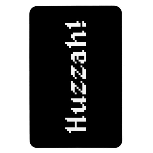 8 bit Huzzah! Magneet (Verticaal)