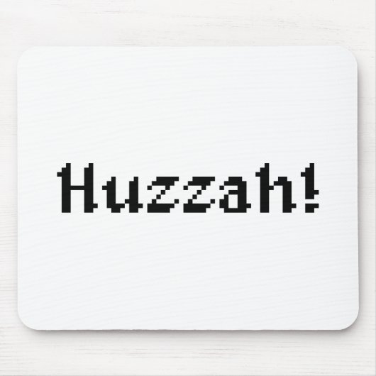 8 bit Huzzah! Muismat (Voorkant)