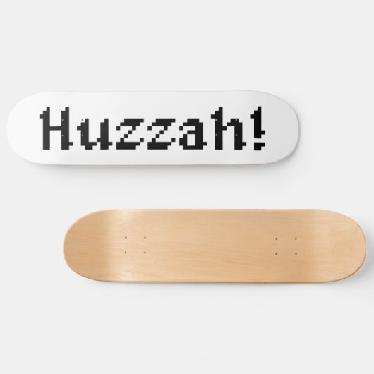 8 bit Huzzah! Persoonlijk Skateboard (Horizontaal)
