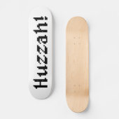 8 bit Huzzah! Persoonlijk Skateboard (Voorkant)