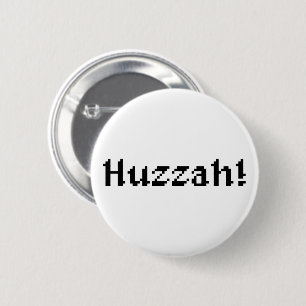 8 bit Huzzah! Ronde Button 5,7 Cm