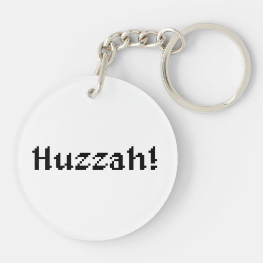 8 bit Huzzah! Sleutelhanger (Achterkant)