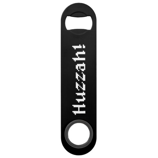 8 bit Huzzah! Speed Flessenopener (Achterkant)