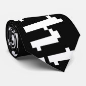 8 bit Huzzah! Stropdas (Opgerold)