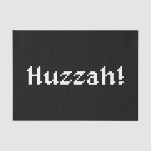 8 bit Huzzah! Tissuepapier (Voorkant)
