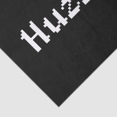 8 bit Huzzah! Tissuepapier (Detail)