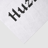 8 bit Huzzah! Tissuepapier (Detail)