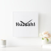 8 bit Huzzah! Vierkante Klok (Huis)